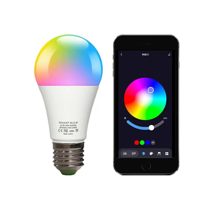 Smart Light Bulbs,Wi-Fi LED Lights,Multi-Colored and Warm to Cool White,Works with Alexa,Google Assistant and Siri,No Hub Required,1 Pack,A19 E26/E27,9W